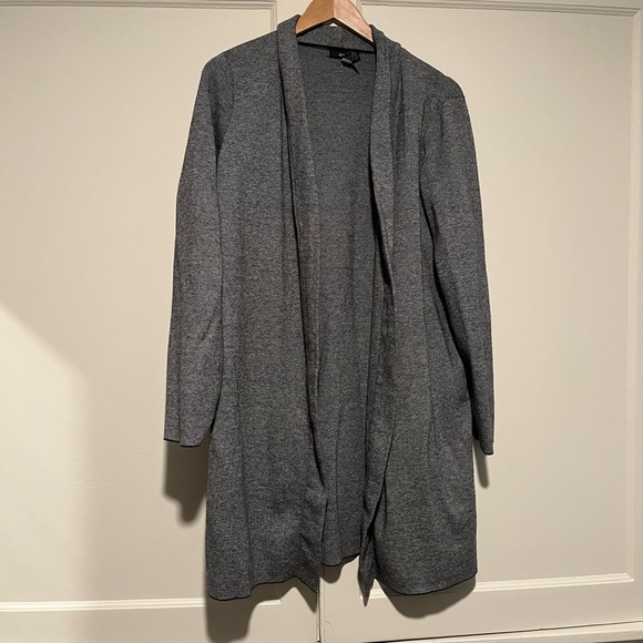 Alfani Gray Open Front Cardigan - Picture 1 of 2